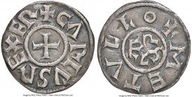 Carolingian. Charlemagne (768-814) Denier ND (793-814) XF40 NGC, Melle mint, Class 3, MEC I-923-931, MG-1063, Dep-606 (Charlemagne of Charles the Bald...