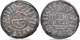 Carolingian. Louis the Pious (814-840) Denier ND (822/3-840) XF45 NGC, Uncertain mint (possibly Orleans), Class 3, Dep-1179, Nou-5B, Coupland-Group E....