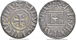 Carolingian. Louis the Pious (814-840) Denier ND (822/3-840) XF Details (Rim Filing) NGC, Uncertain mint (likely Milan), Class 3, Dep-1189, Coupland-G...
