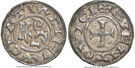 Carolingian. Charles the Bald (840-877) Obol ND (864-877) MS61 NGC, Quentovic mint, Class 2, MEC I-888 var. (legends), MG-720 (same dies), Dep-813 (11...