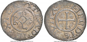 Carolingian. Charles the Bald (840-877) Denier ND (864-877) MS62 NGC, Meaux mint, Class 2, MEC I-875, MG-853 var., Dep-596 (25 examples studied), Nou-...