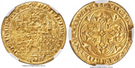 Philippe VI (1328-1350) Ecu d'Or a la chaise ND (from 1337) MS62 NGC, Paris mint, Fr-270, Ciani-282, Dup-249. 4.48gm. 1st Emission (from 1 January 133...
