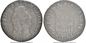 Antoine I 3 Sols (Pezzetta) 1708 G6 NGC, KM68, Gad-MC90. Very rare, and the sole example certified by NGC. Heavily circulated, as is expected for the ...