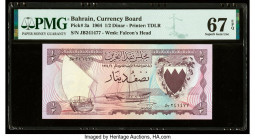 Bahrain Currency Board 1/2 Dinar 1964 Pick 3a PMG Superb Gem Unc 67 EPQ. 

HID09801242017

© 2020 Heritage Auctions | All Rights Reserved