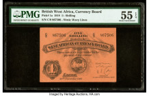 British West Africa West African Currency Board 1 Shilling 30.11.1918 Pick 1a PMG About Uncirculated 55 EPQ. 

HID09801242017

© 2020 Heritage Auction...