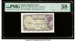 Egypt Egyptian State 5 Piastres 1940 (ND 1952) Pick 170 PMG Choice About Unc 58. 

HID09801242017

© 2020 Heritage Auctions | All Rights Reserved