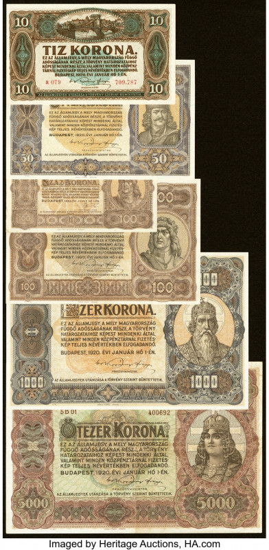 Hungary Group Lot of 6 Examples Fine-About Uncirculated. 

HID09801242017

© 202...