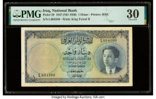 Iraq National Bank of Iraq 1 Dinar 1947 (ND 1950) Pick 29 PMG Very Fine 30. 

HID09801242017

© 2020 Heritage Auctions | All Rights Reserved