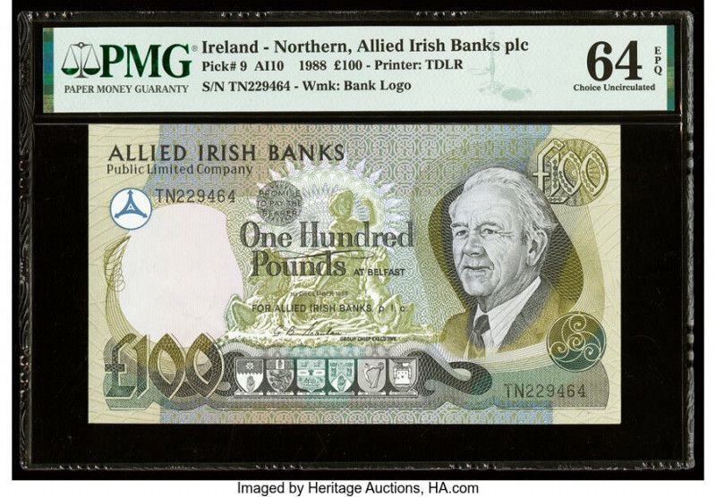 Ireland - Northern Allied Irish Banks Public Limited Company 100 Pounds 1.12.198...