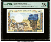 Mali Banque Centrale du Mali 5000 Francs ND (1972-84) Pick 14b PMG Choice About Unc 58 EPQ. 

HID09801242017

© 2020 Heritage Auctions | All Rights Re...