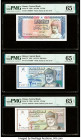 Oman Central Bank of Oman 1/4; 1/2; 1 (2); 5 Rials; 200 Baisa 1989; 1995 (3); 2000; 2005 Pick 24; 32; 33; 34; 39; 43 Six Examples PMG Gem Uncirculated...