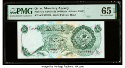 Qatar Qatar Monetary Agency 10 Riyals ND (1973) Pick 3a PMG Gem Uncirculated 65 EPQ. 

HID09801242017

© 2020 Heritage Auctions | All Rights Reserved