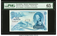 Seychelles Government of Seychelles 10 Rupees 1.1.1974 Pick 15b Scum Note PMG Gem Uncirculated 65 EPQ. 

HID09801242017

© 2020 Heritage Auctions | Al...