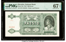 Slovakia Slovak National Bank 500 Korun 12.7.1941 Pick 12a PMG Superb Gem Unc 67 EPQ. 

HID09801242017

© 2020 Heritage Auctions | All Rights Reserved...