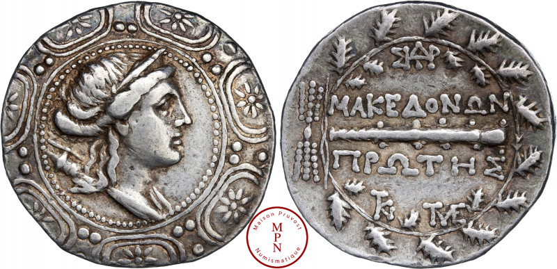 Macédoine, Sous occupation de Rome, Tétradrachme, 169-149 avant J.-C., Amphipoli...
