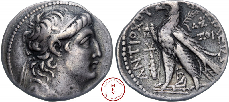 Syrie, Royaume Séleucide, Antiochos VII Sidetes (138-129), Tétradrachme, 130 ava...