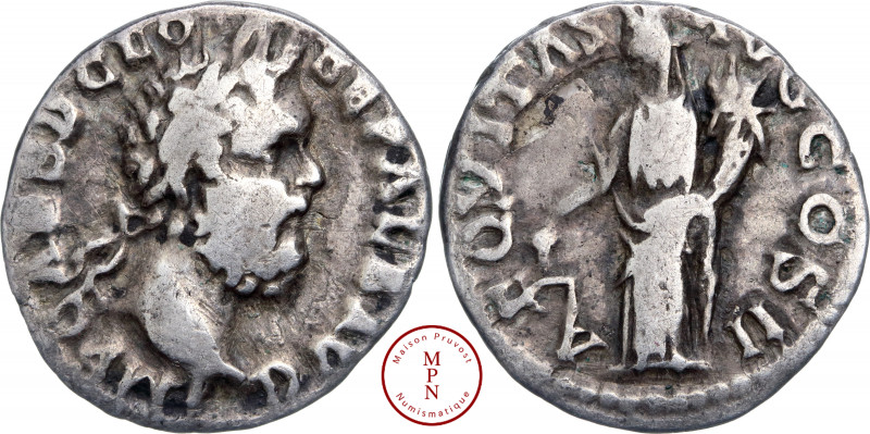 Clodius Albinus (195-197) Denier, 196, Lyon (Lugdunum), Av. IMP CAE D CLO SEP AL...