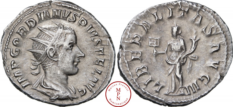 Gordien III (238-244), Antoninien, 240, Rome, Av. IMP GORDIANV PIVS FEL AVG, Bus...