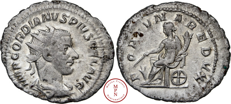 Gordien III (238-244), Antoninien, 238-244, Rome, Av. IMP GORDIANV PIVS FEL AVG,...