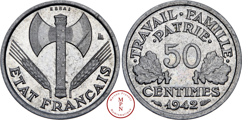 État Français, Régime de Vichy, 50 Centimes, Francisque, Bazor, Lourde, Essai, 1...