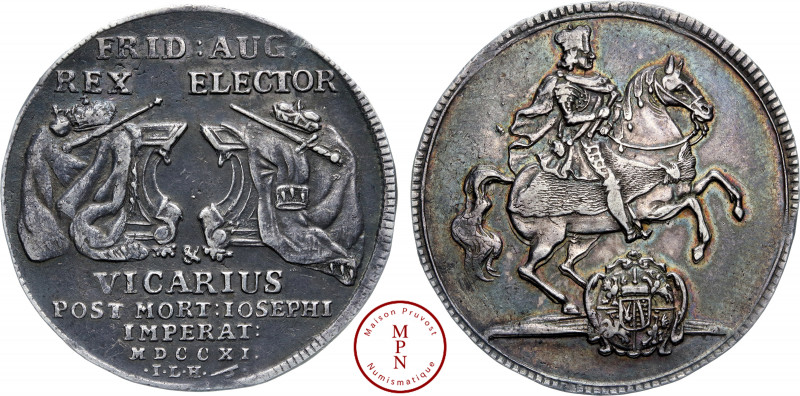 Royaume de Saxe, Frédéric-Auguste Ier (Auguste II) (1694-1733), Roi de Pologne (...