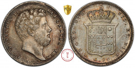Royaume des Deux-Siciles, Ferdinand II (1830-1859), 20 Grana, 1852 Av. FERDINANDVS II. DEI GRACIA REX, Tête nue à droite, Rv. REGNI VTR. SIC. ET HIER....