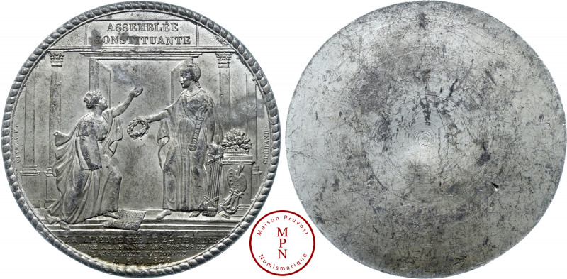 Deuxième République (1848-1852), Assemblée Constituante, Médaille, Uniface, Vivi...