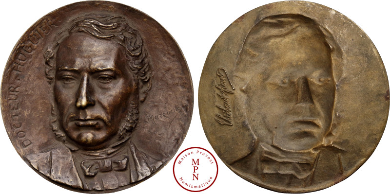 Troisième République (1870-1940), Docteur Huguier, Médaille, Marqueste, Uniface,...