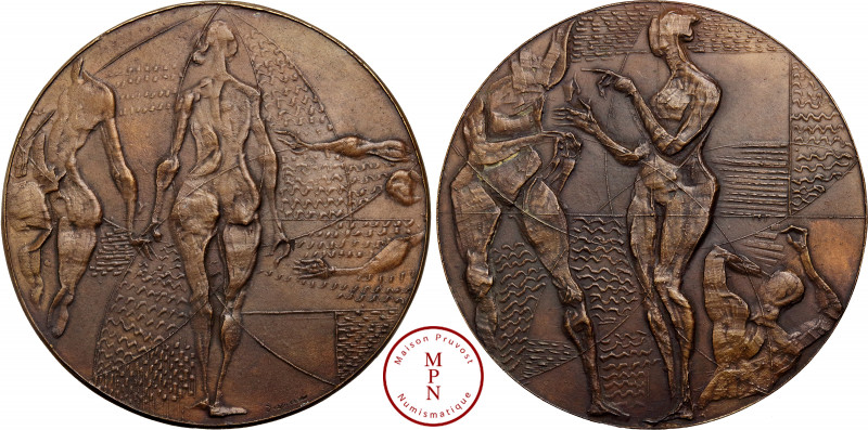 Cinquième République (1958-) Les Baigneuses, Épreuve d'Auteur, Médaille, Jacques...