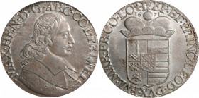 BELGIUM. Liege. Patagon, 1671. Maximilian Henry. PCGS MS-63.

Dav-4294; KM-80. This attractive crown-sized issue is rather boldly struck and yields ...