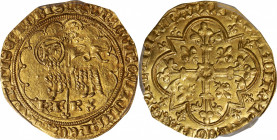 FRANCE. Agnel d'Or, ND (1380-1422). Paris Mint. Charles VI. PCGS MS-63.

Fr-290; Dup-372. Weight: 2.55 gms. Obverse: Agnus Dei, with cruciform banne...