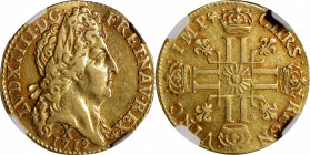 FRANCE. Louis d'Or, 1712-X. Amiens Mint. Louis XIV. NGC EF-40.

Fr-444; KM-390.21; Gad-256 (R3). Well struck and free from planchet defects with eye...