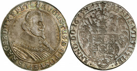 GERMANY. Ratzeburg. Taler, 1635. August. PCGS MS-62.

Dav-5732; KM-115 (listed under Brunswick-Luneburg-Celle); Welter-882. Abnormally choice for th...