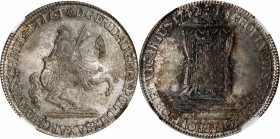 GERMANY. Saxony. 1/2 Taler, 1742. Friedrich August II. NGC MS-64.

KM-A907. Stunningly attractive, this example displays luster and a light mottled ...