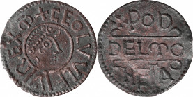 GREAT BRITAIN. Anglo-Saxon. Kings of Mercia. Penny, ND (821-823). Mint in East Anglia; Wodel, moneyer. Coelwulf I. EXTREMELY FINE.

S-927; N-392; Na...