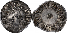 GREAT BRITAIN. Anglo-Saxon. Kings of All England. Penny, ND (946-55). Uncertain Mint; Asrer, moneyer. Eadred. PCGS AU-55.

S-1115; N-713. Bust Crown...