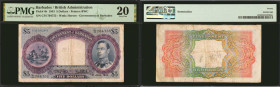 BARBADOS. Government of Barbados. 5 Dollars, 1943. P-4b. PMG Very Fine 20.

Printed by BWC. Watermark of Horses. A scant six examples of this later ...