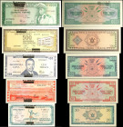 BURUNDI. Lot of (5). Banque de la Republique du Burundi. 20 to 1000 Francs, 1964-65. P-15 to 19. Uncirculated.

The complete set of five notes form ...