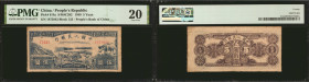 CHINA--PEOPLE'S REPUBLIC. The People's Bank of China. 5 Yuan, 1949. P-814a. PMG Very Fine 20.

(S/M#C123). Block 123. Cart at center with tools at l...