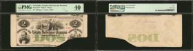COLOMBIA. Estado Soberana de Panama. 2 Pesos, 1866-72. P-S187. PMG Extremely Fine 40.

Printed by ABNC. No. 7966, Plate A. General Tomas de Herrera ...