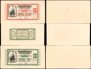 COLOMBIA. Lot of (5). El Banco Industrial. 1, 2 & 5 Pesos, 19xx. P-S551, S552 & S553. Proofs. About Uncirculated.

Included in this lot are P-S551 f...