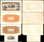 COLOMBIA. Lot of (4). Banco Internacional. 100 Pesos, 1884. P-S564p. Front & Back Proof plus Vignette. Extremely Fine.

Included in this lot are two...