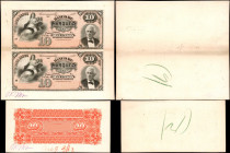 COLOMBIA. Banco De Marquez. 1 to 100 Pesos, 188x. P-S581p to S586p. Front and Back Proofs. With NBNC Letter. Extremely Fine.

A large grouping of pr...