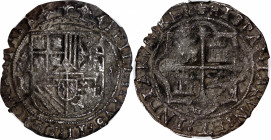 MEXICO. "Royal" Presentation Cob 8 Reales, ND (ca. 1589-98)-Mo F. Mexico City Mint. Philip II. NGC EF Details--Sea Salvaged.

Cal-664. Weight: 21.79...