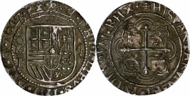 MEXICO. "Royal" Presentation Cob 4 Reales, 1643-Mo P. Mexico City Mint, Assayer P. Philip IV. NGC AU-53.

KM-R41; Cal-1050; Pelicer-923. Weight: 14....