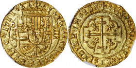 MEXICO. "Royal" Presentation 4 Escudos, 1711-MXo J. Mexico City Mint, Assayer Jose E. de Leon (J). Philip V. NGC MS-66.

Fr-7a; KM-R55.1; Cal-228; C...