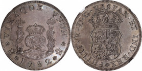 MEXICO. 4 Reales, 1732-Mo. Mexico City Mint. Philip V. NGC MS-64.

KM-94; Gil-M-4-1 var.; Yonaka-M4-32; Cal-1106; Harris-unlisted; Palmer & Almanzar...