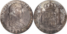 MEXICO. 4 Reales, 1821-Mo JJ. Mexico City Mint, Assayer JJ. Ferdinand VII. NGC MS-64.

KM-102; Cal-1098. The single second finest certified of the d...