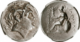 THRACE. Kingdom of Thrace. Lysimachos, 323-281 B.C. AR Tetradrachm (17.25 gms), Uncertain mint, possibly Kyzikos, ca. 297/6-282/1 B.C., or shortly aft...