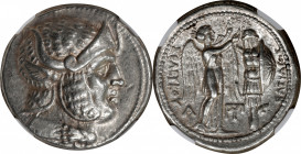 SYRIA. Seleukid Kingdom. Seleukos I Nikator, 312-281 B.C. AR Tetradrachm (17.04 gms), Susa Mint, ca. 305/4-295 B.C. NGC AU★, Strike: 5/5 Surface: 5/5....